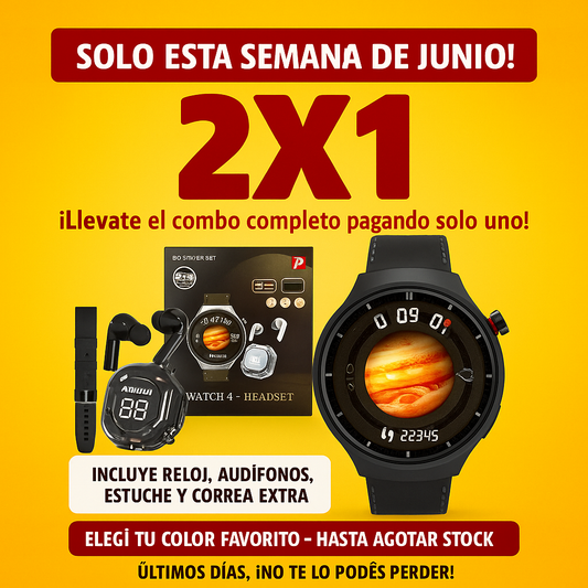 🔥 ¡2x1 real! Smartwatch D21
