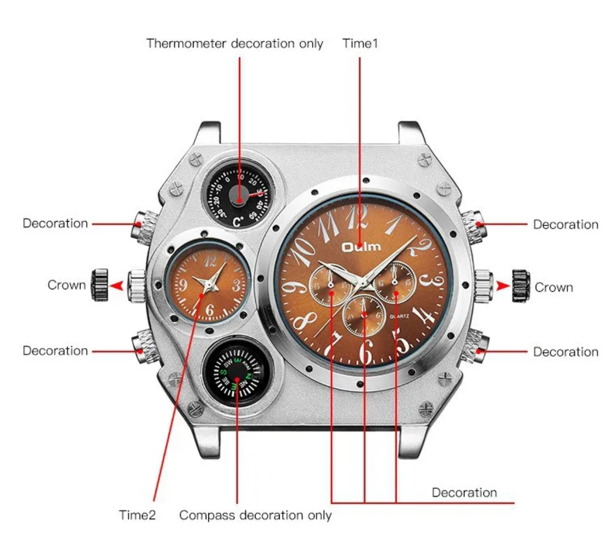 Oulm watch